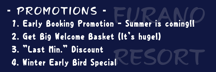 Booking Promotions